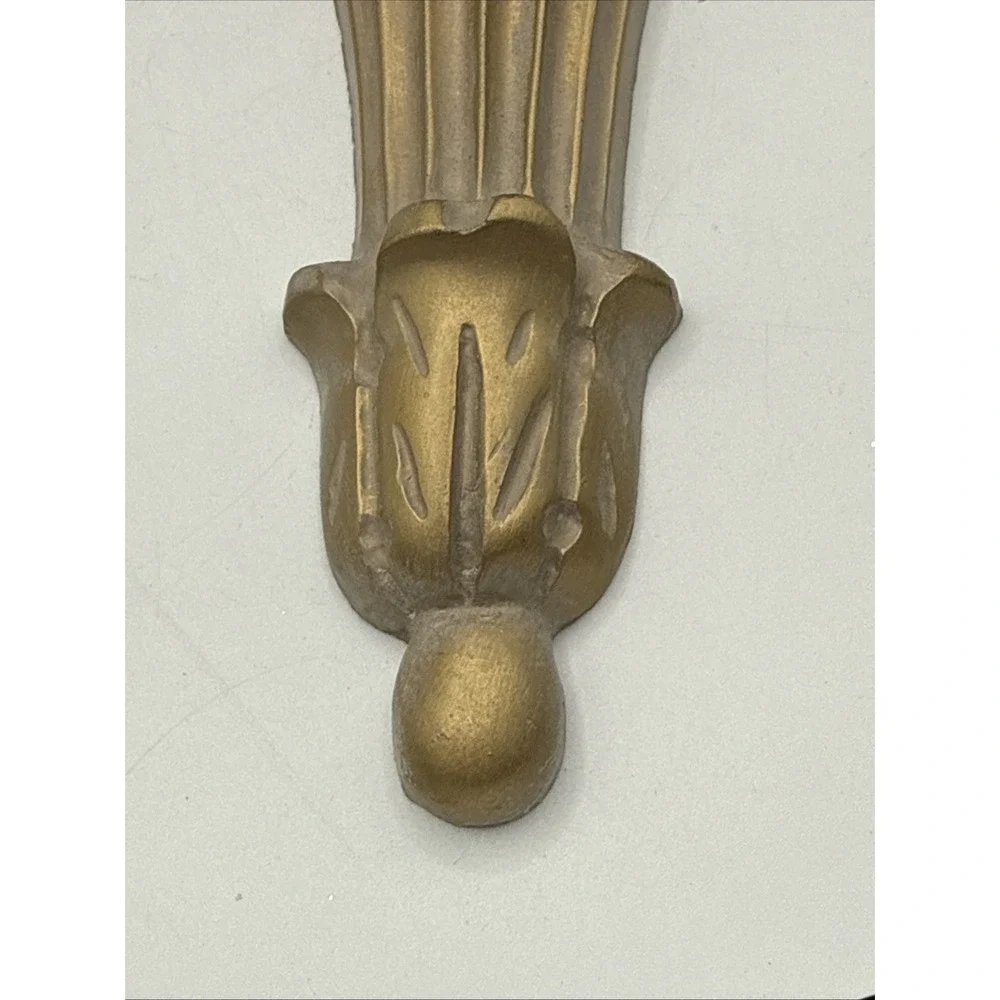 Vintage Gold Wall Mounted Floating Shelf Resin Bracket Ornate Designs‎